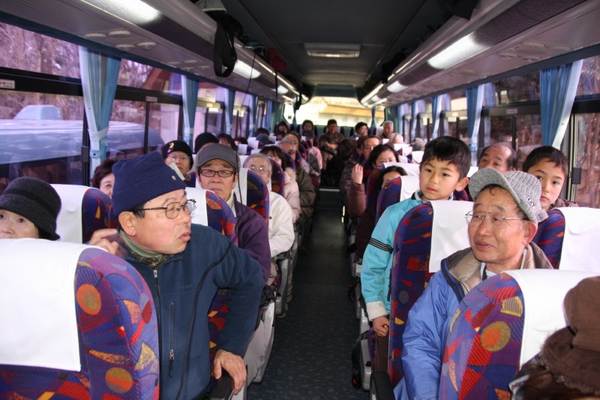 帰りのバス車中