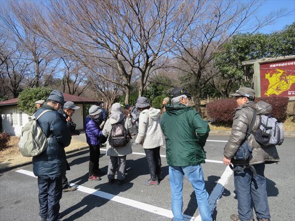 嶺公園にて
